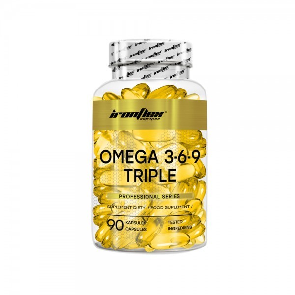 

Жирные кислоты IronFlex Omega 3-6-9 Triple 90 капсул