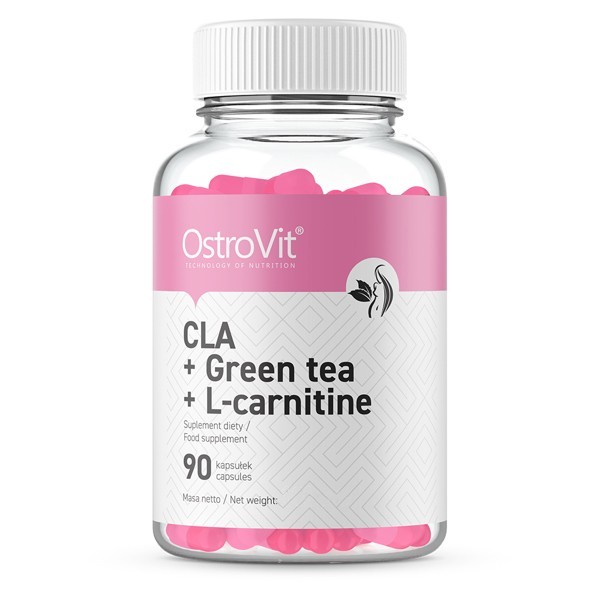

Жиросжигатель OstroVit CLA + Green Tea + L-Carnitine 90 капсул