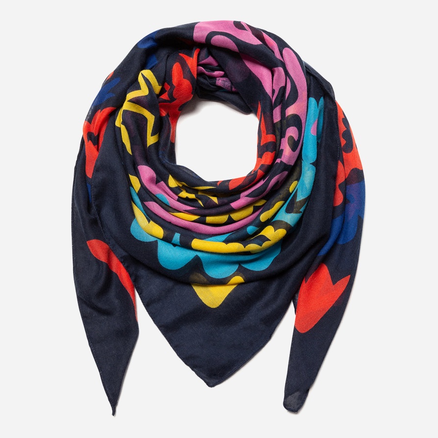 

Платок Desigual 19WAWA13/5074 Синий/Принт