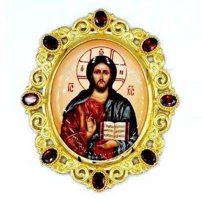 

Накладка на митру латунная в позолоте Фамильные Драгоценности 2.7.1326лп