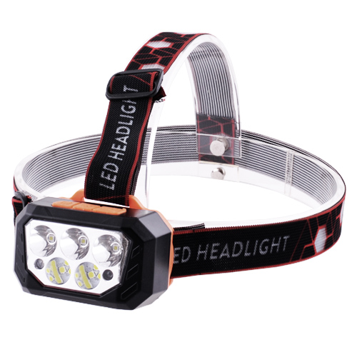 

Фонарь налобный BL-SQ-870-3хP30+6хSMD, ЗУ micro USB, датчик движения