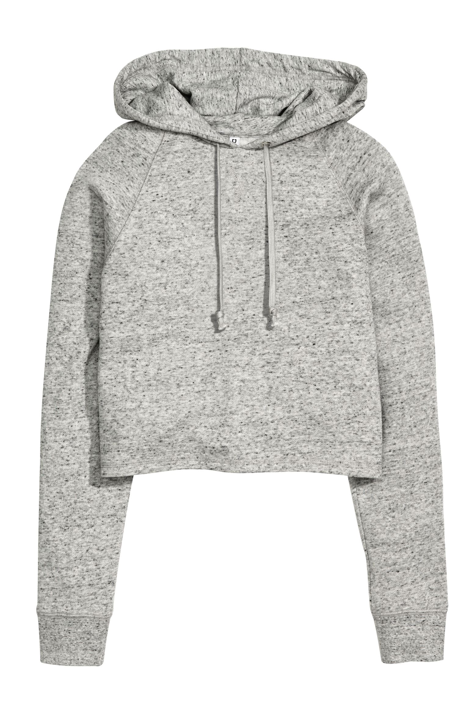 

Худи H&M L серый меланж 17123810385