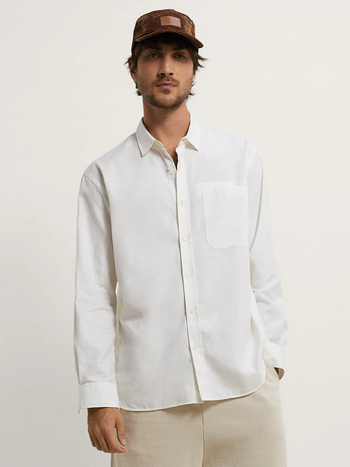

Рубашка Zara 0975-300-712  Молочная, Рубашка Zara 0975-300-712 M Молочная