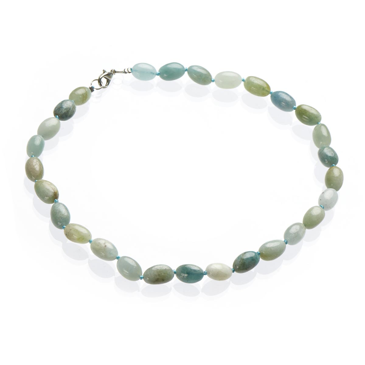 

Бусы из натурального аквамарина SAMOTSVETY (1.03.03.268)