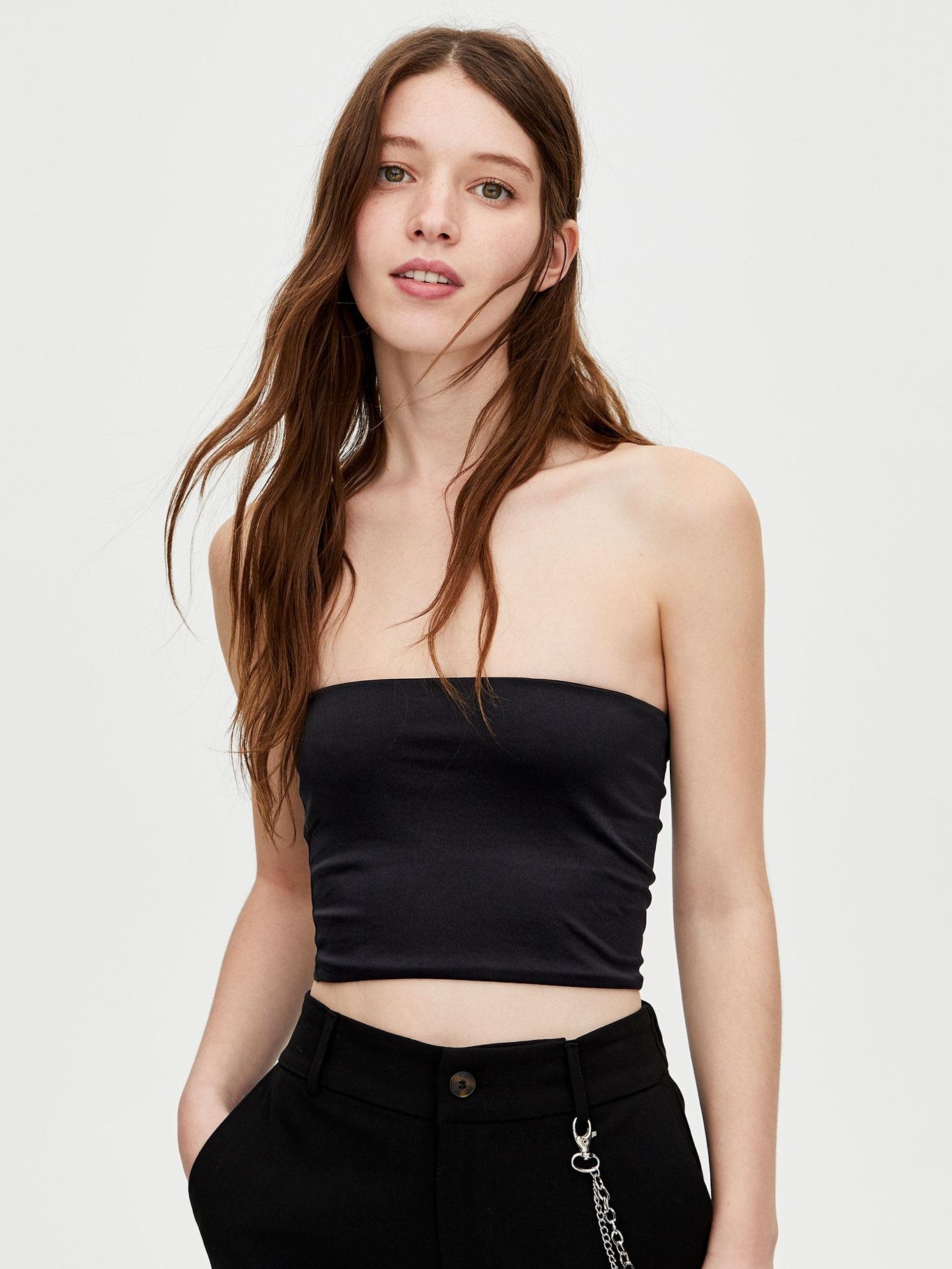 

Топ Pull & Bear XAZ234322EEKM  Черный, Топ Pull & Bear XAZ234322EEKM S Черный