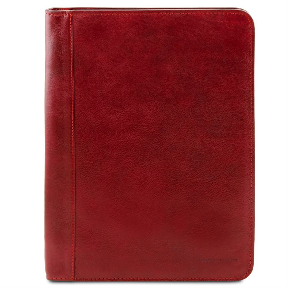 

OTTAVIO - Удобная папка для документов из телячьей кожи Tuscany Leather TL141294 (Red – красный)