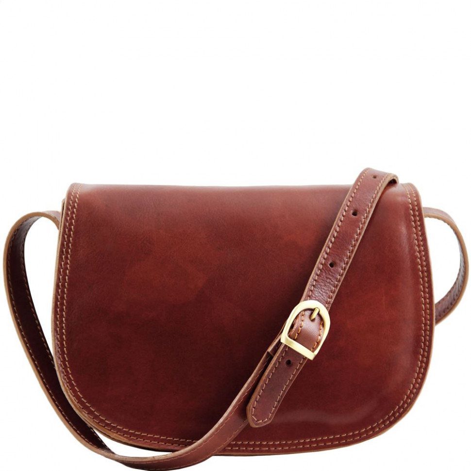 

Женская кожаная сумка Tuscany Leather Isabella TL9031 (Brown - коричневый)