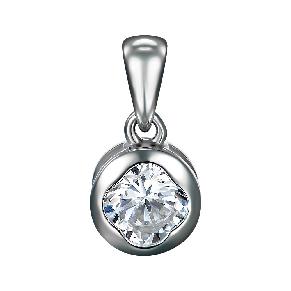 

Подвеска из серебра с фианитом Tesori Zirconia 000152157