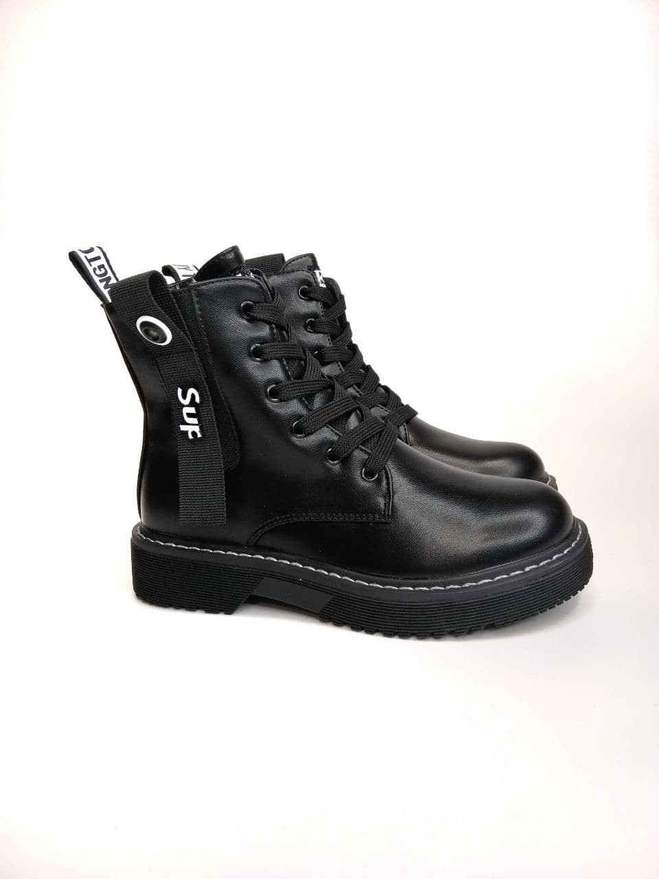 

Ботинки для девочки Clibee 131 black черные р.36-22,6 см