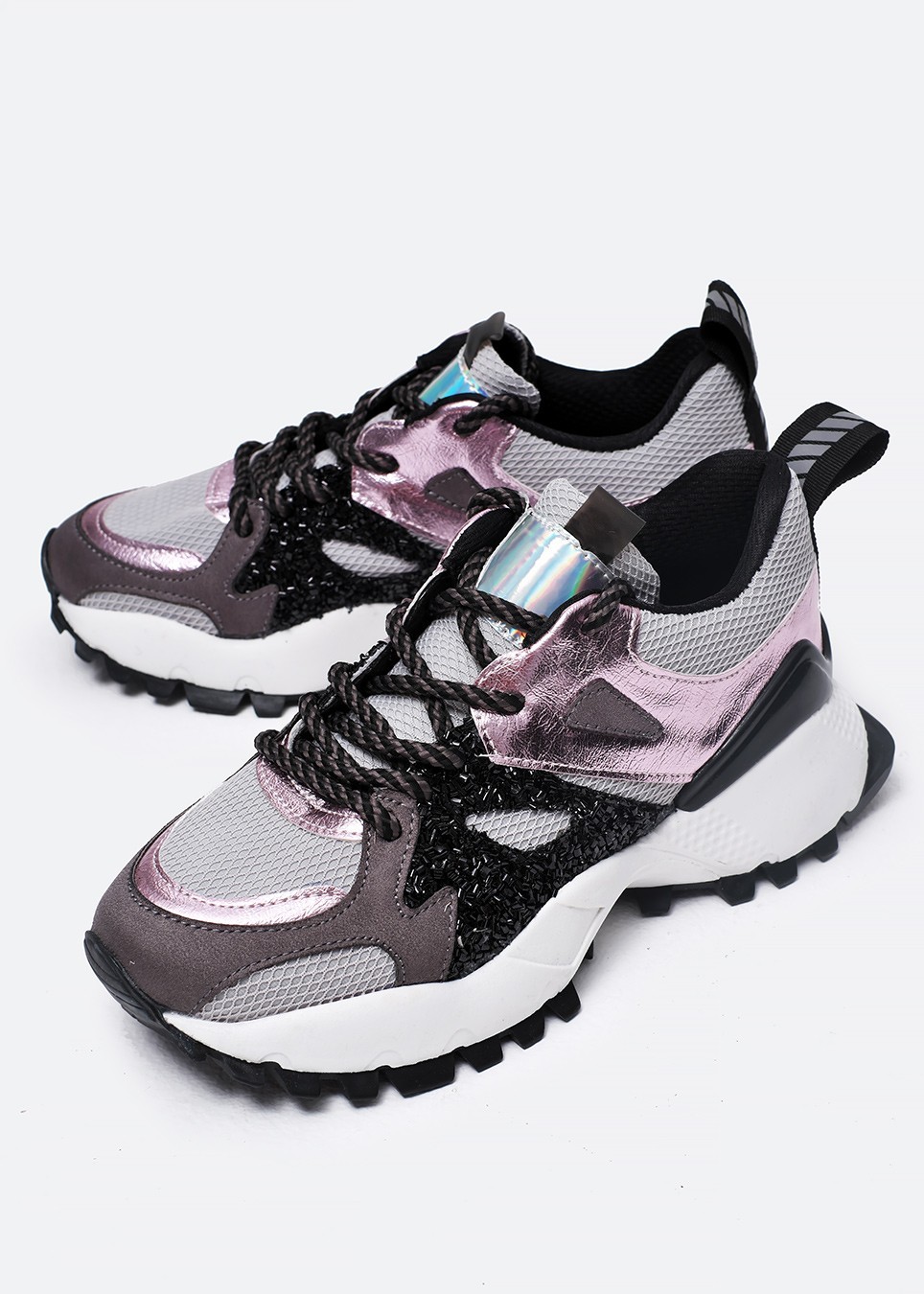 

Кроссовки женские TWIST 36 серо-розовые TS1200062025