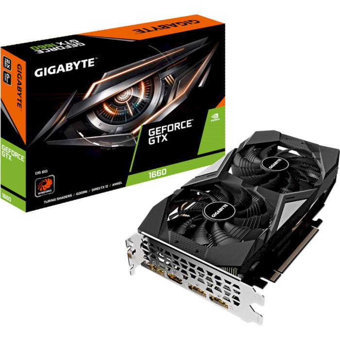 

Видеокарта GIGABYTE GeForce GTX 1660 6GB GDDR5 192-bit D5 (GV-N1660D5-6GD)