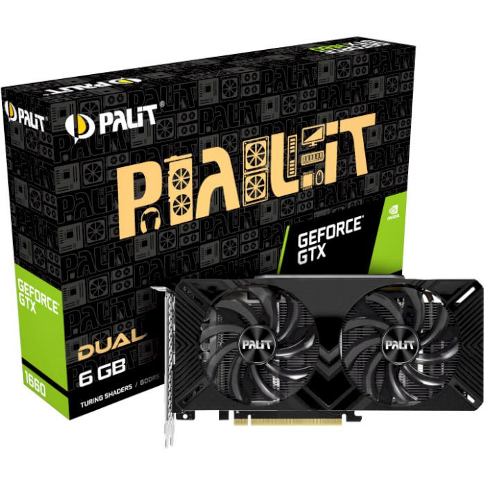 

Видеокарта PALIT GeForce GTX 1660 Dual (NE51660018J9-1161C)
