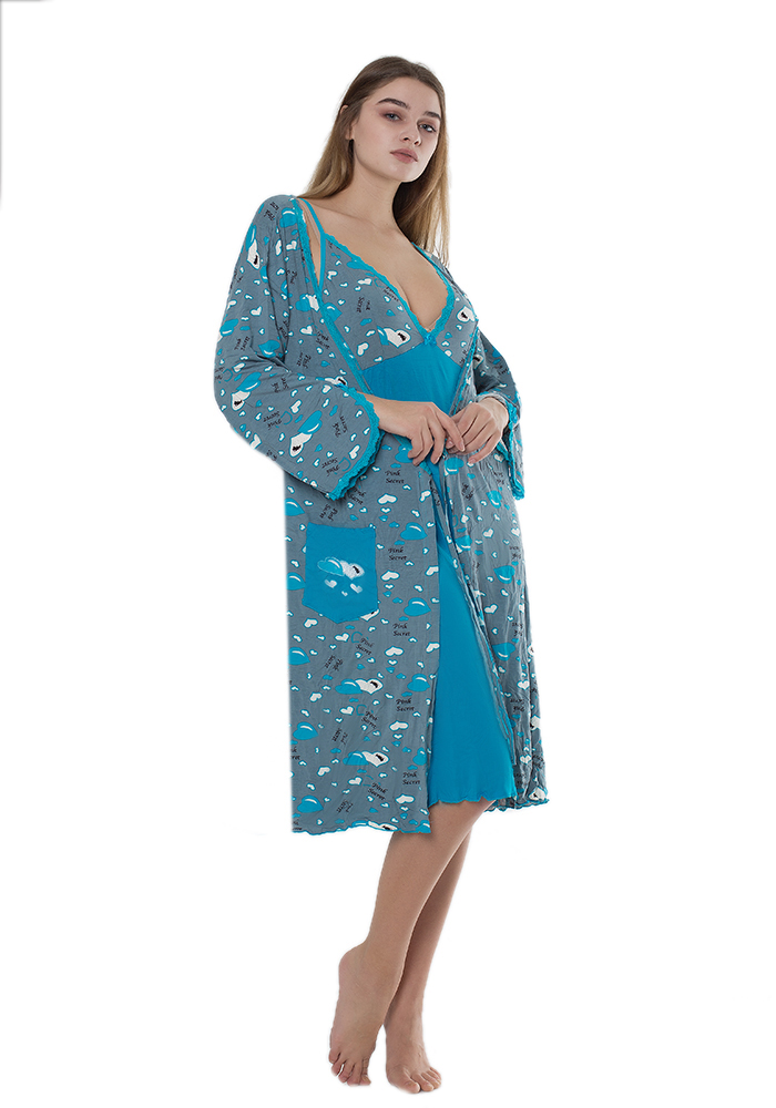 

Домашняя одежда Isik  голубой (ондр2410, Домашняя одежда Isik 3XL голубой (ондр2410)