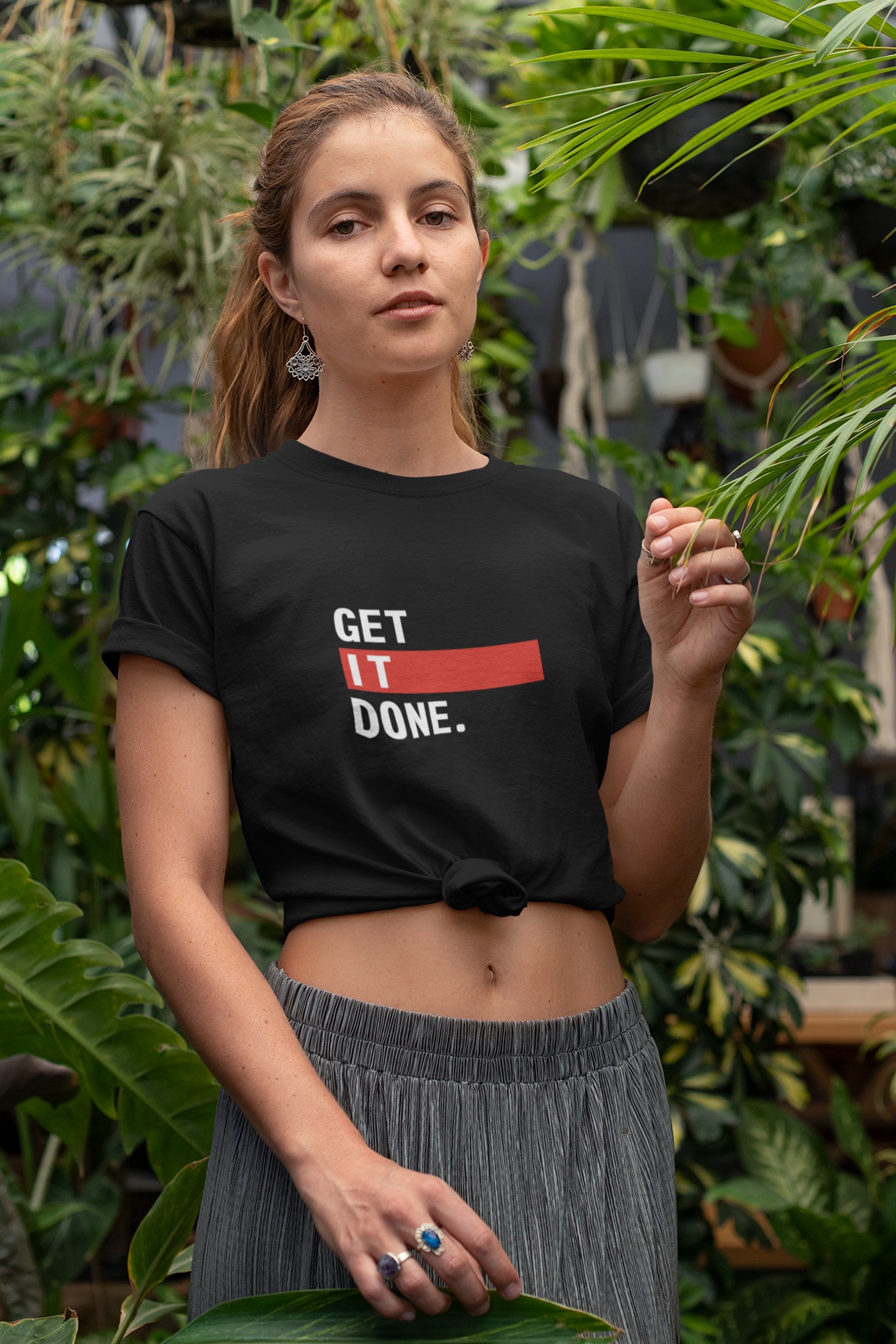 

Женская OLDISEN футболка “Get it-2” – Черный, S-M | 42-46 WTG-102S