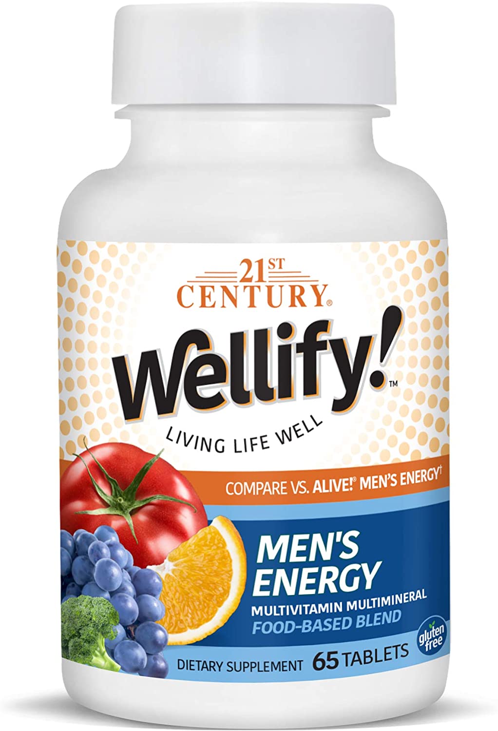 

21st Century Wellify Men's Energy 65 таблеток (4384304118)