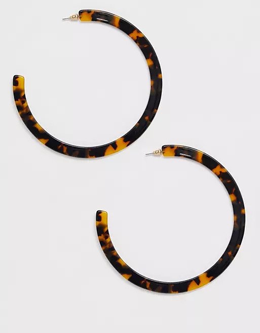 

Сережки ASOS DESIGN Великі напівкільця А32 Коричневі (P-6910806231328)