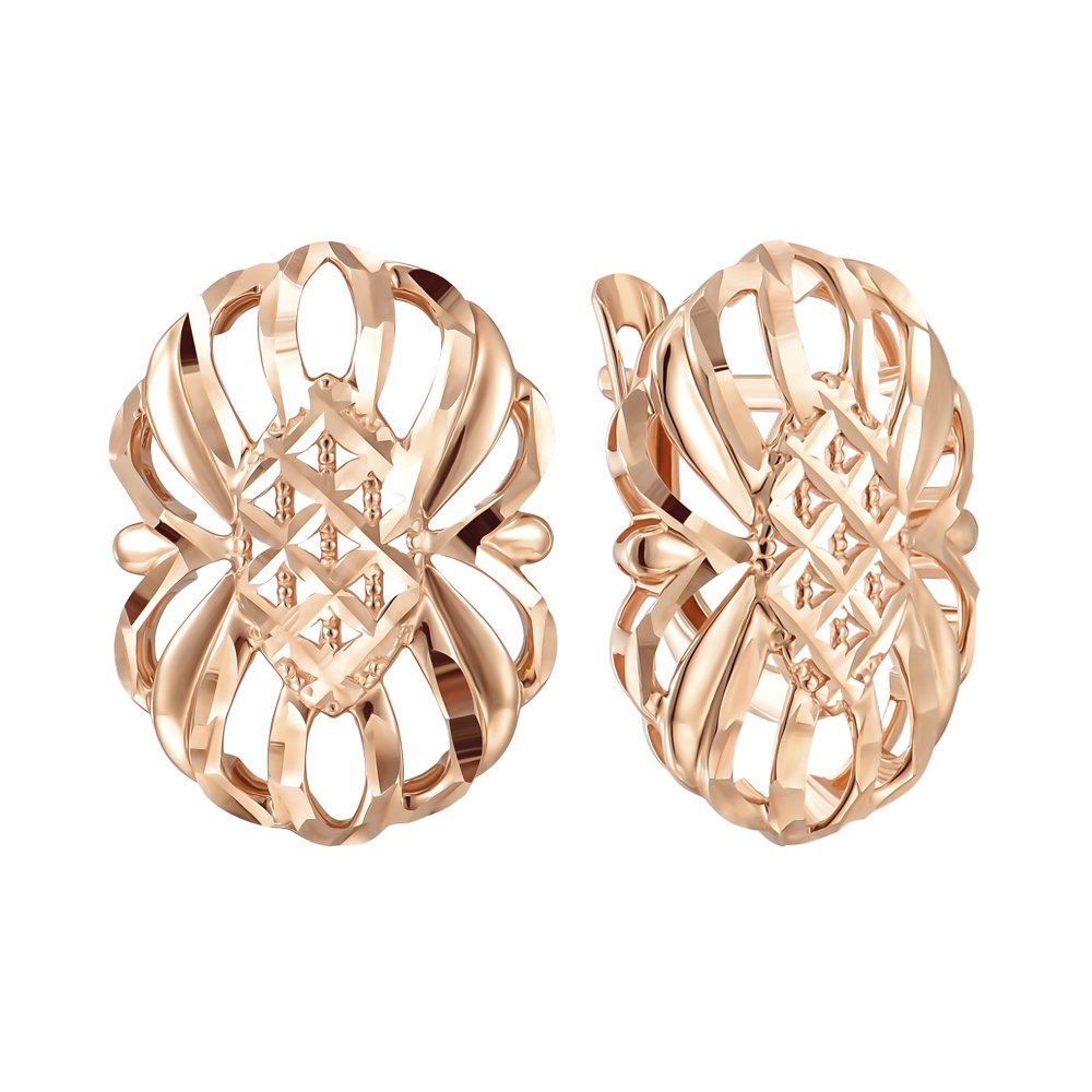 

Серьги из красного золота 000150903