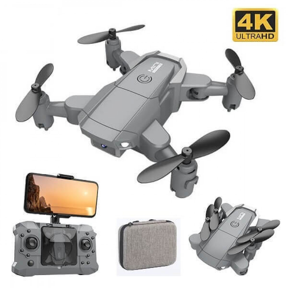 

Квадрокоптер XKJ KY905 – мини дрон с камерой 4K, FPV, до 10мин, кейс