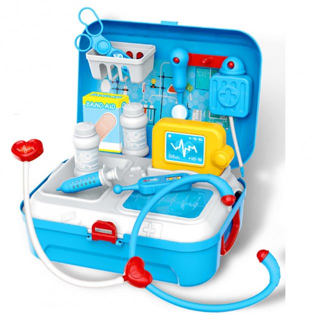 

Игровой детский набор доктора в рюкзаке Doctor toy 17 предметов (220349)