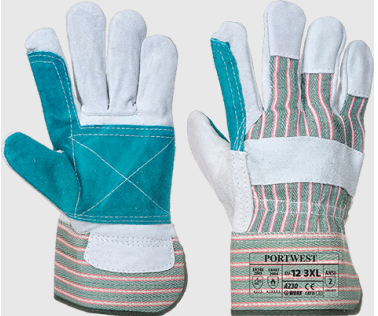 

Перчаткики спилковые Double Palm Rigger PORTWEST A230 XXXL Бирюза