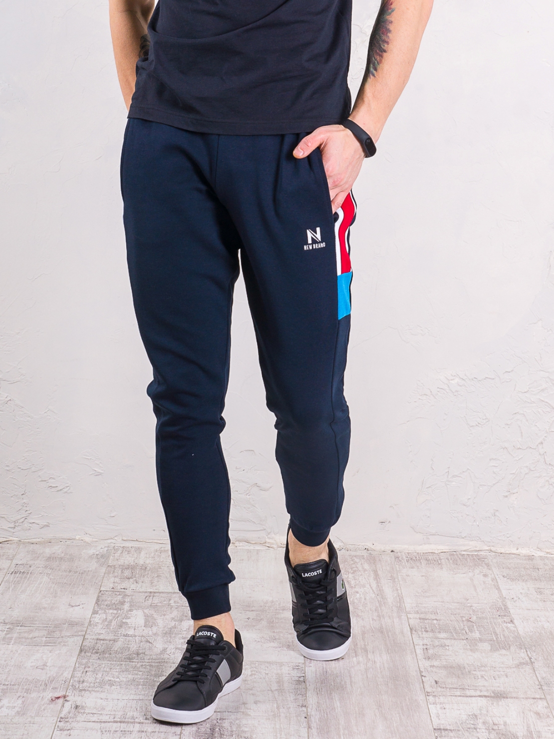 

Брюки New Brand N05ER-02639  Синий, Брюки New Brand N05ER-02639 M Синий