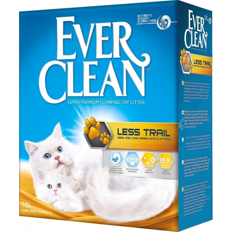 

Наполнитель туалетов для длинношерстных кошек Ever Clean Less Trail без ароматизатора 10 л (123462)(5060412214117)
