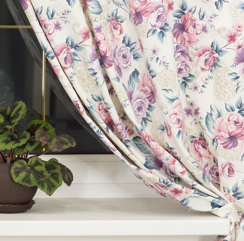 

Комплект штор в стиле Прованс Darcy Blue, 170*135 см (2 шт.)