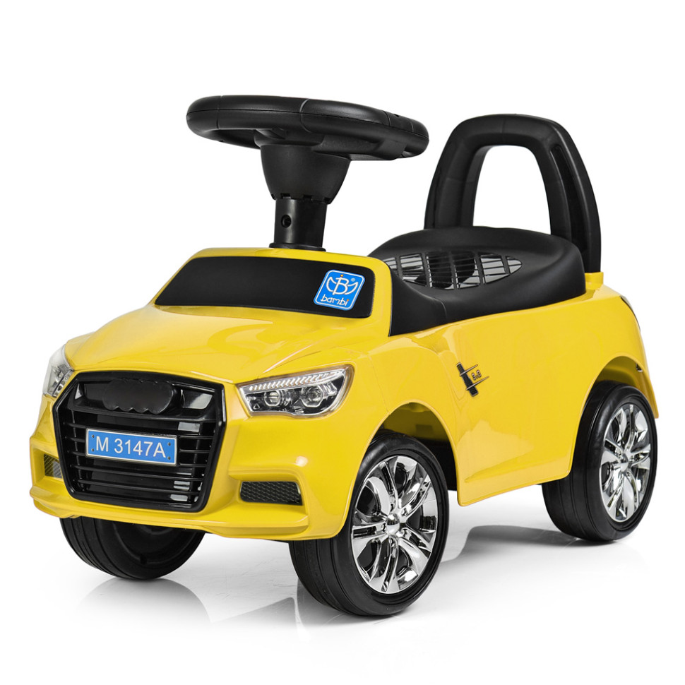 

Каталка-толокар Bambi M 3147A-6 Желтый музыкальный