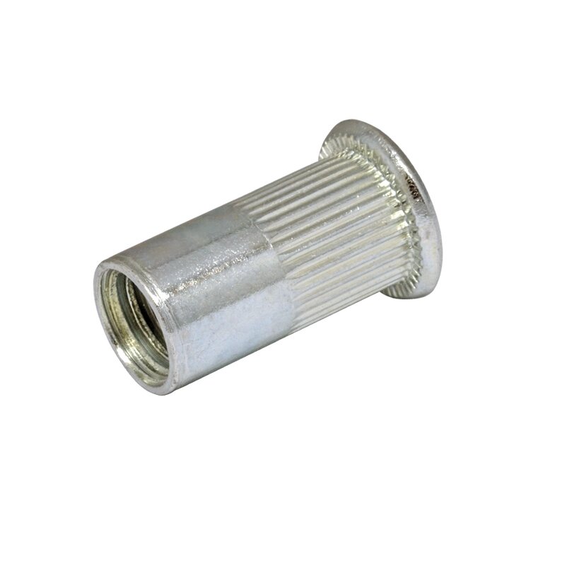 

Заклёпка резьбовая М10/1,0-4,0 c цилиндрическим бортиком рифлёная D13 (100шт/уп )