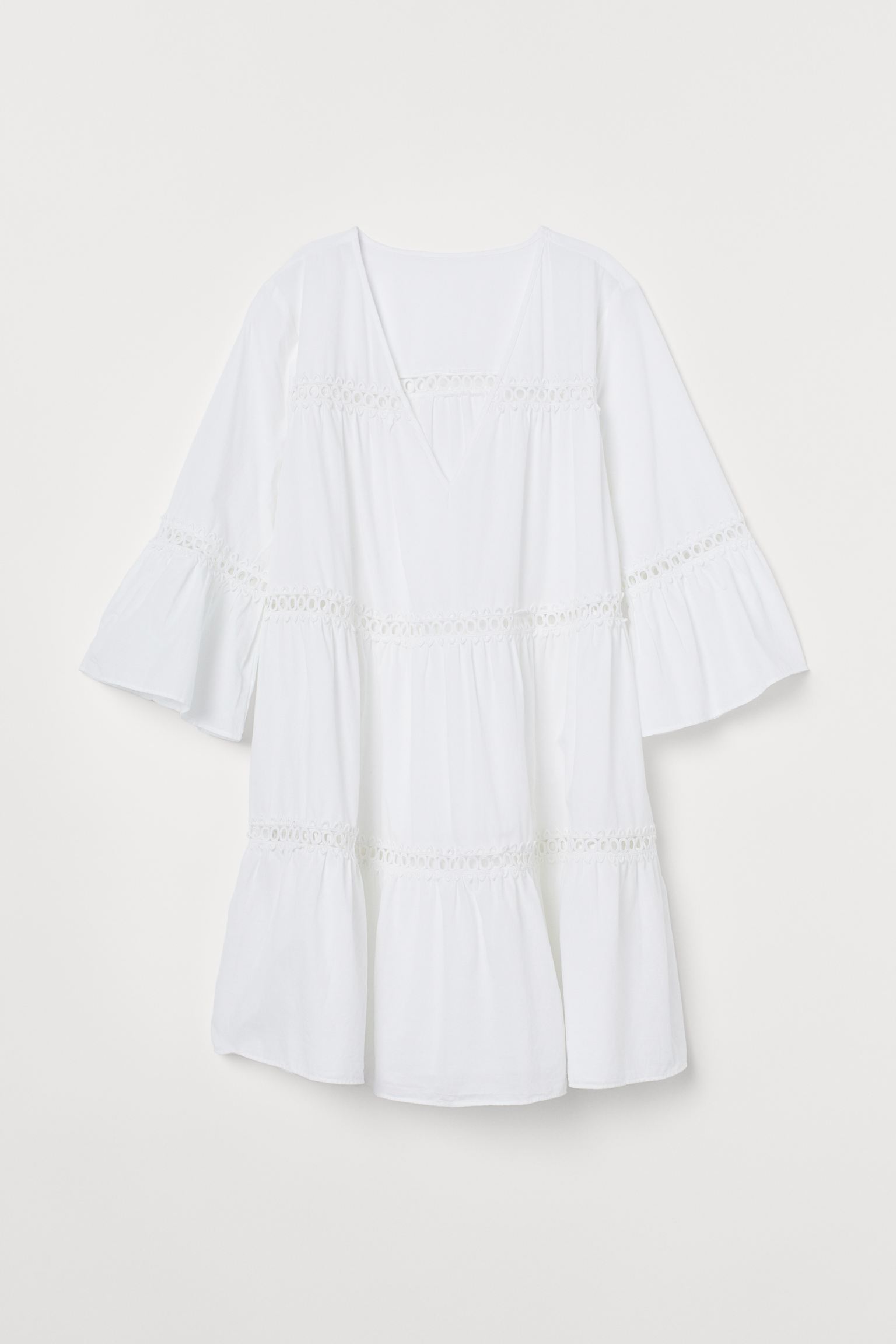 

Платье H&M M L белый 22128126681