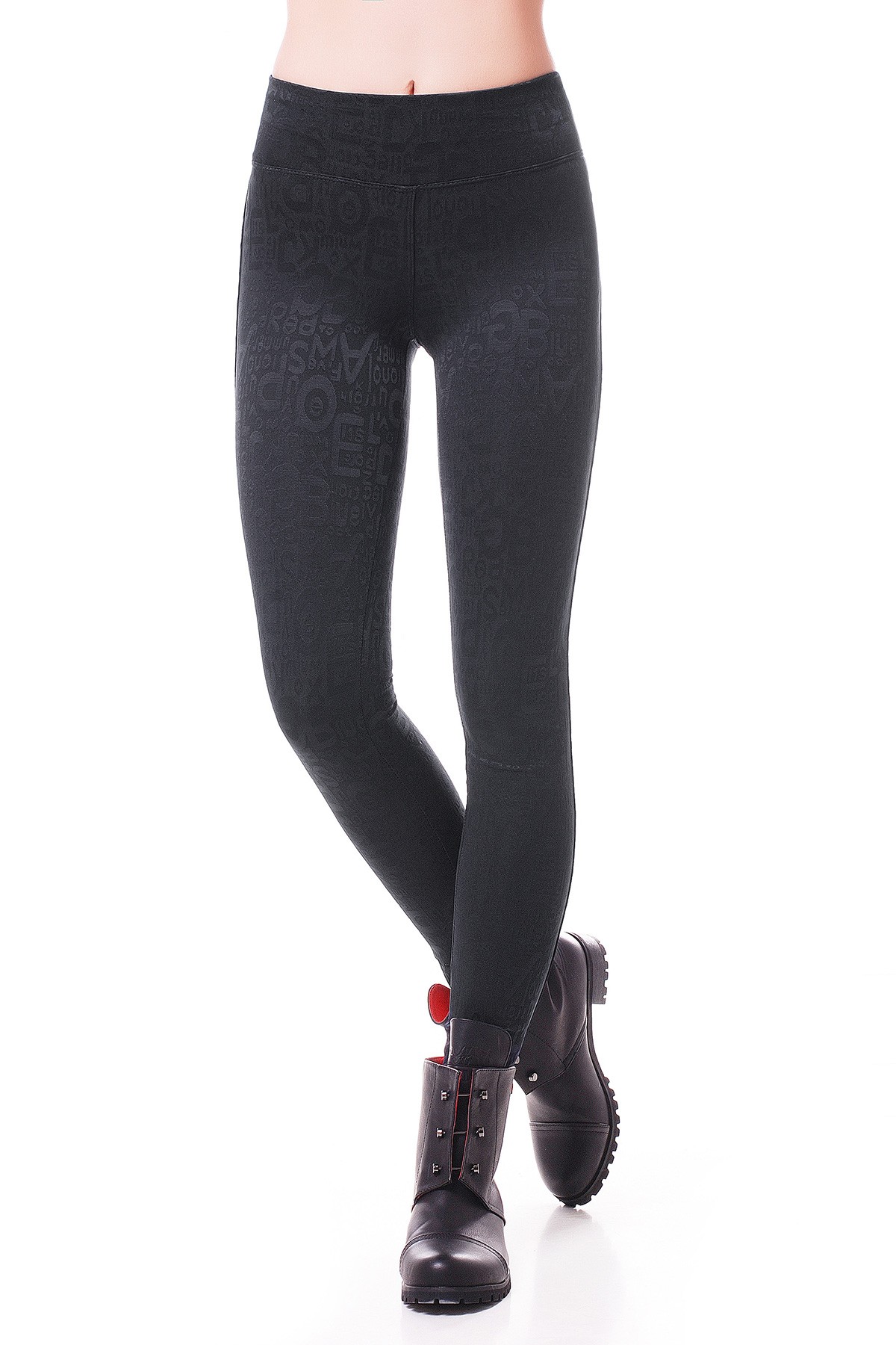 

Лосины ARTSTYLE LEGGINGS LETTERS LSN-253C (черные) 42 (LSN-253C)