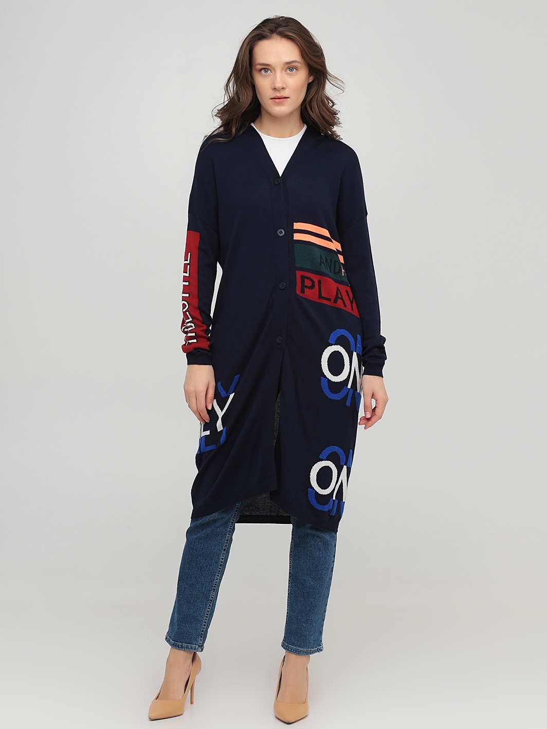 

Демисезонный кардиган Only 11633A502  Синий, Демисезонный кардиган Only 11633A502 S Синий