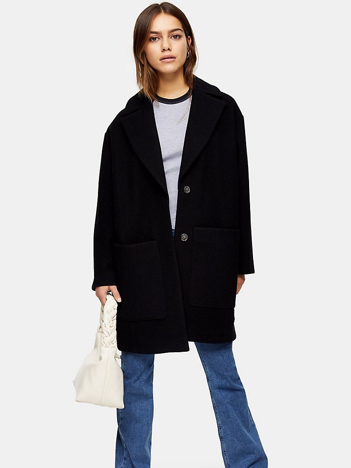 

Пальто TOPSHOP 26M35TBLK  Черный, Пальто TOPSHOP 26M35TBLK XL Черный