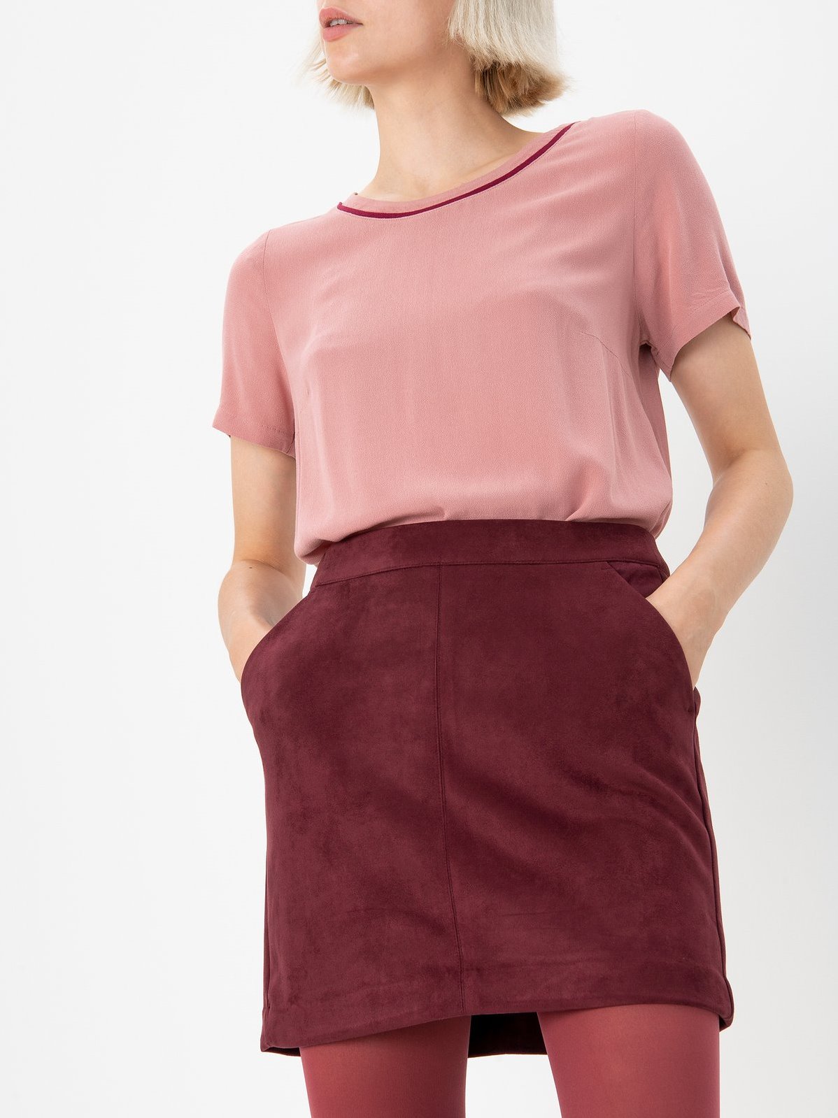 

Юбка Vero Moda 111121/1  Бордовый, Юбка Vero Moda 111121/1 S Бордовый