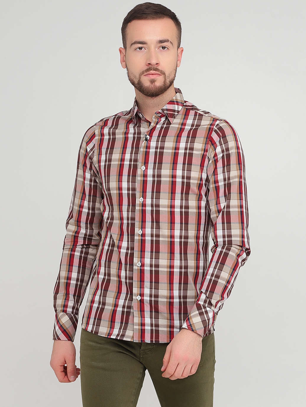 

Кэжуал рубашка в клетку Moscanueva 12111337  Клетка, Кэжуал рубашка в клетку Moscanueva 12111337 L Клетка