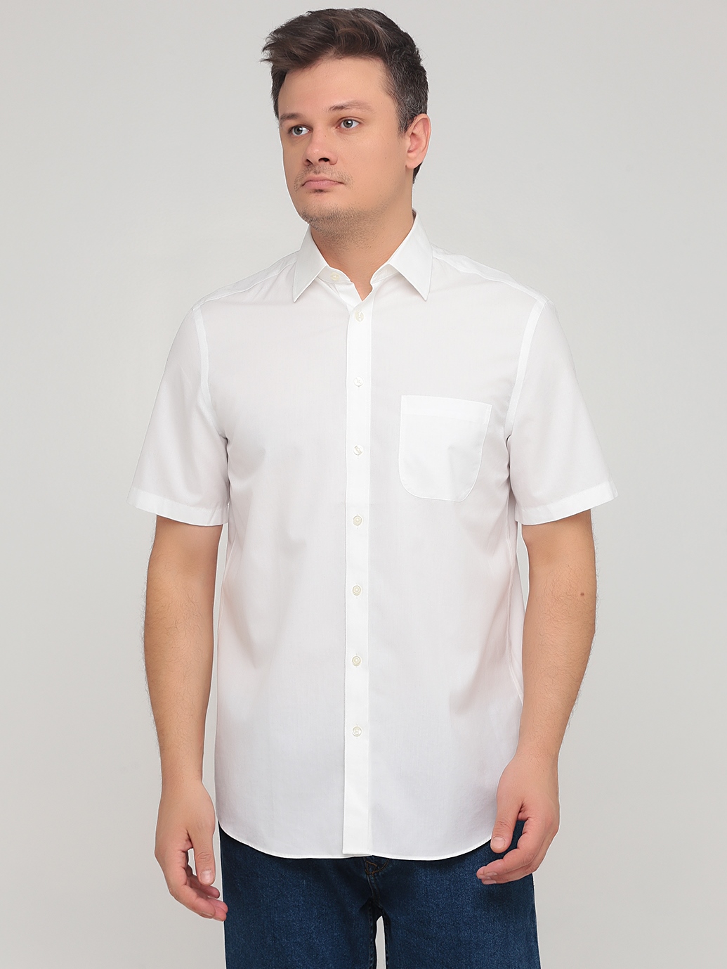 

Кэжуал рубашка однотонная Charles Tyrwhitt MC-160819-60  Белый, Кэжуал рубашка однотонная Charles Tyrwhitt MC-160819-60 L Белый