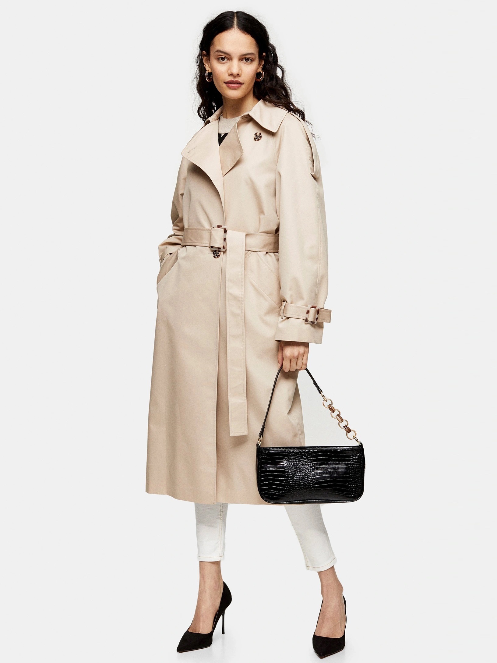 

Тренч TOPSHOP 10B02SKHA  Бежевый, Тренч TOPSHOP 10B02SKHA XL Бежевый