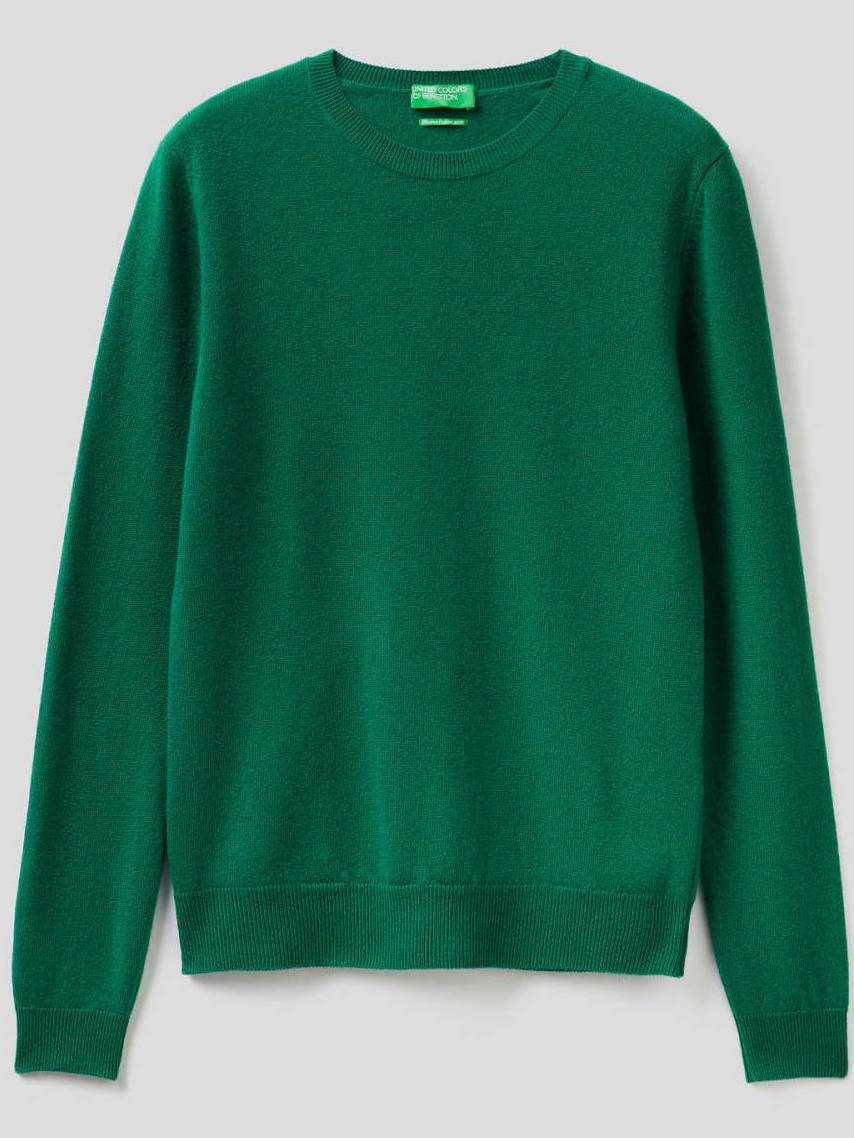 

Свитер Benetton 1002U1G34  Зеленый, Свитер Benetton 1002U1G34 M Зеленый