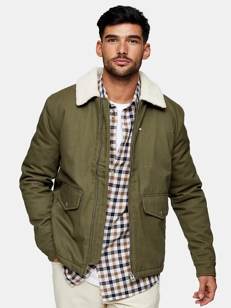 

Куртка Topman 64J18UKHA  Хаки, Куртка Topman 64J18UKHA L Хаки