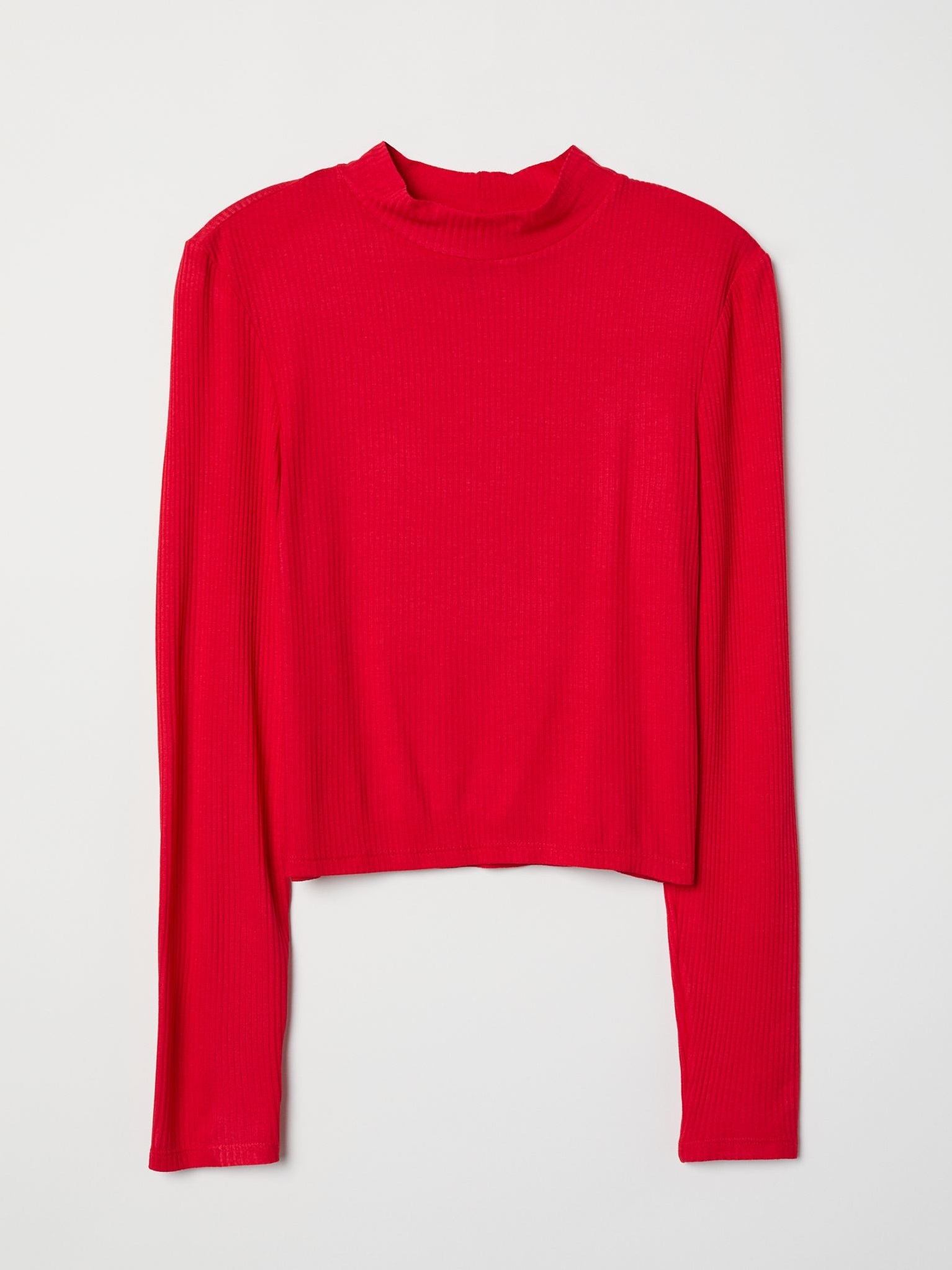 

Топ с воротником-стойкой H&M 0678983  Красный, Топ с воротником-стойкой H&M 0678983 L Красный
