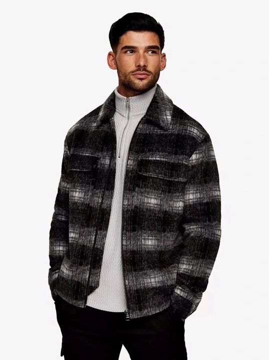

Куртка Topman 64D18UBLK  Клетка, Куртка Topman 64D18UBLK XL Клетка