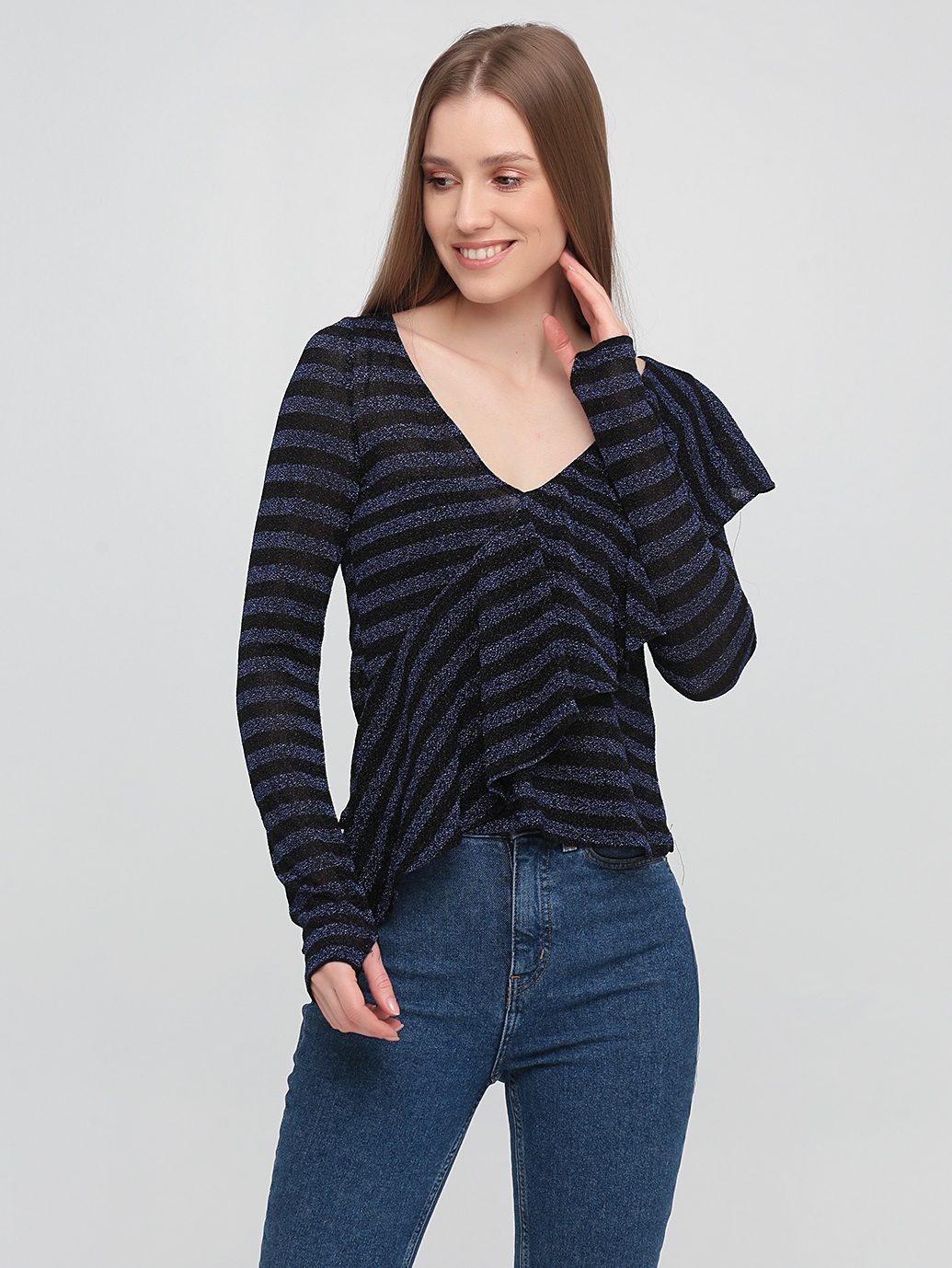 

Демисезонная блуза Zara 8387/201/401  Полоска, Демисезонная блуза Zara 8387/201/401 S Полоска