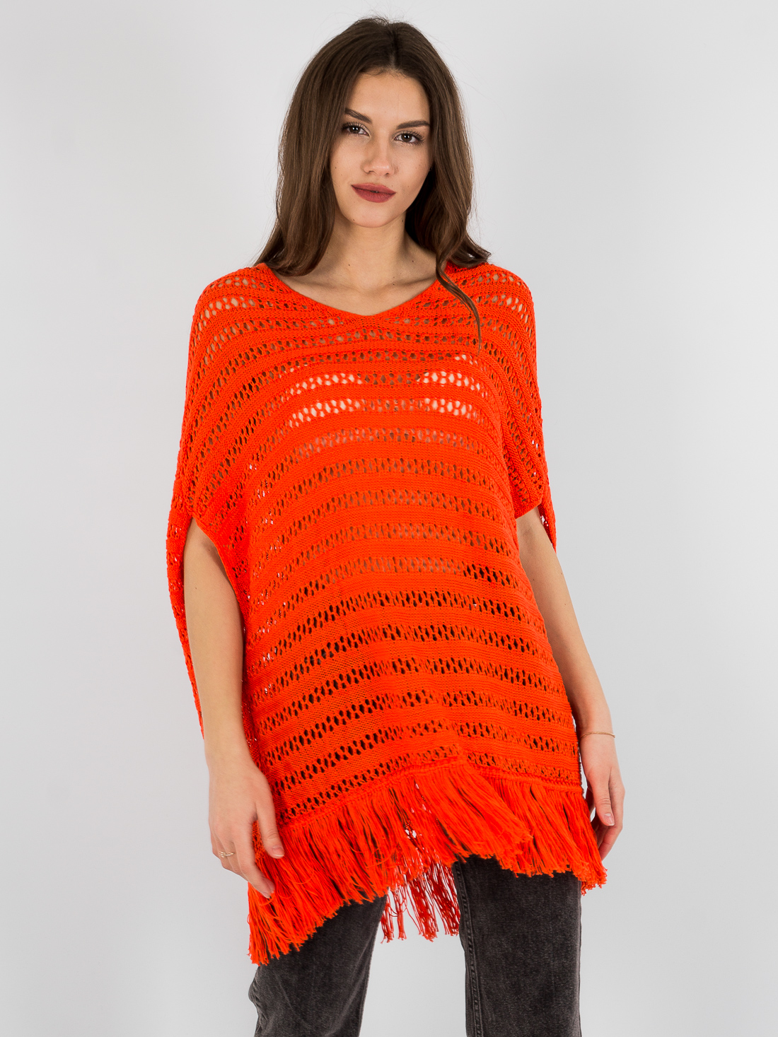 

Пончо Vero Moda 316245005  Оранжевый, Пончо Vero Moda 316245005 S Оранжевый