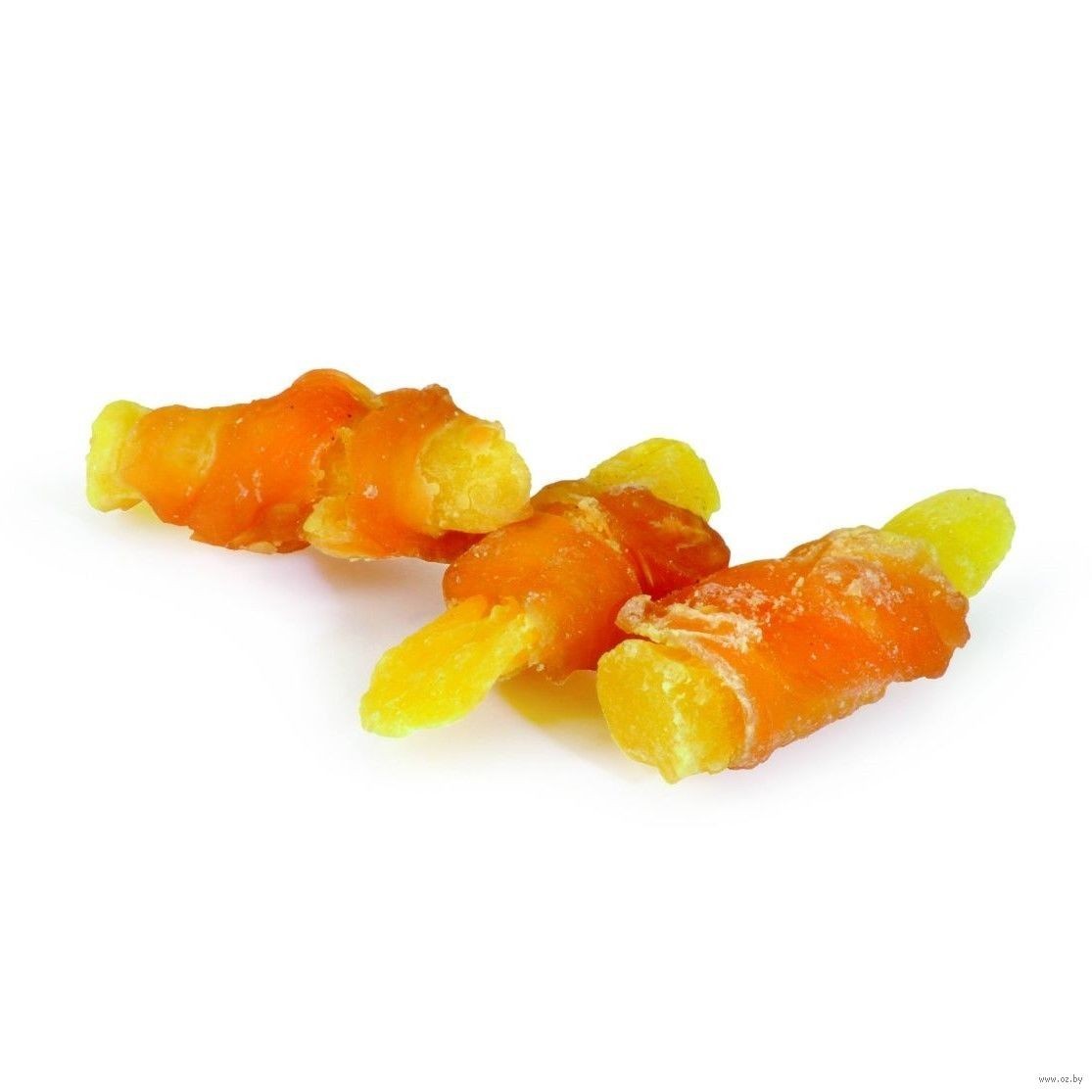 

Лакомства для собак ТМ "Lucky Star" Куриные крученики с ананасом 7см, 200гр (FRM004S)