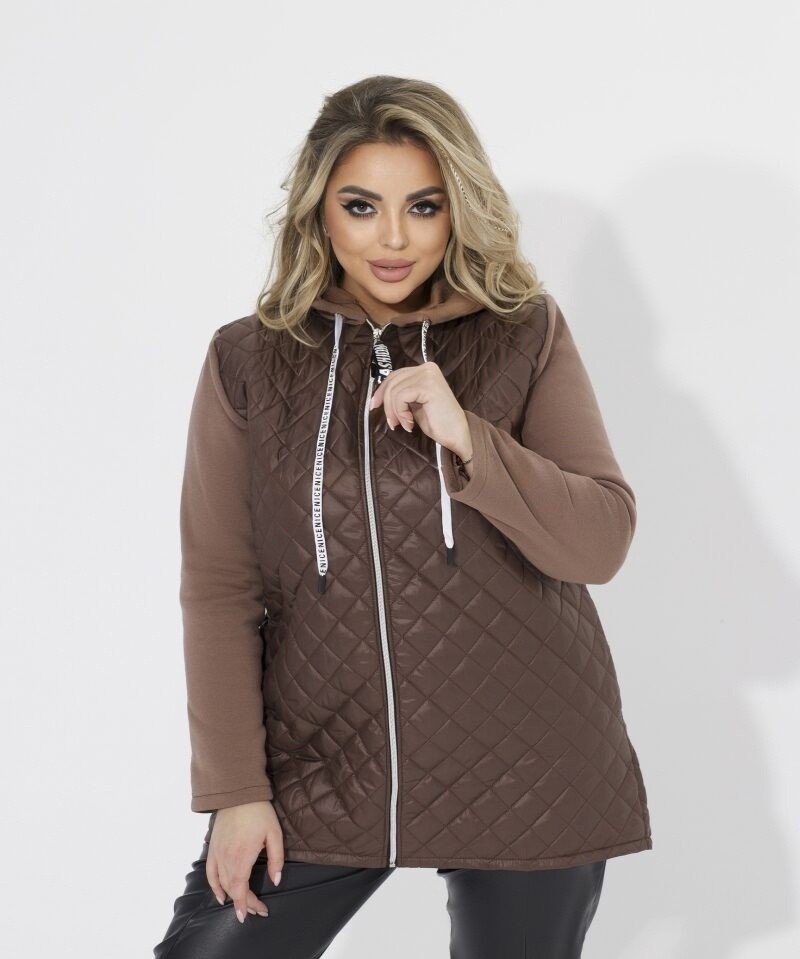 

Женская Куртка деми Fashion FT-8757 Батал Мокко р. 015381, Женская Куртка деми Fashion FT-8757 Батал Мокко р.48-50 015381
