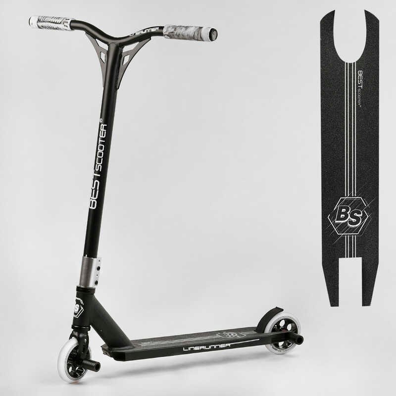 

Самокат трюковый LR-40470 Best Scooter "LineRunner" HIC-система, пеги, алюминиевый диск и дека