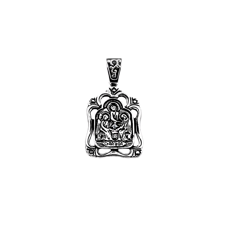 

Серебряная ладанка Meridian 925 пробы с чернением (Л0006ч)