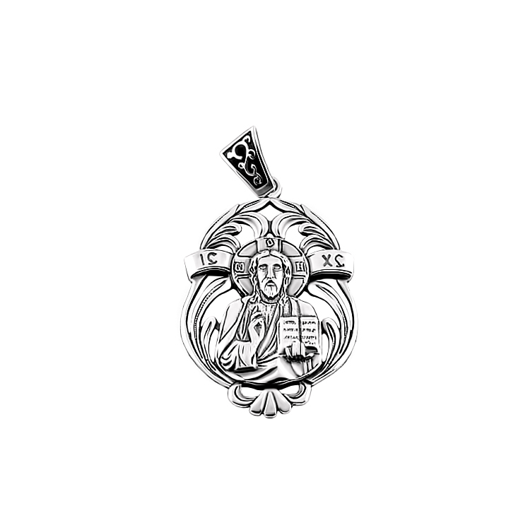 

Серебряная ладанка Meridian 925 пробы с чернением (Л0011ч)