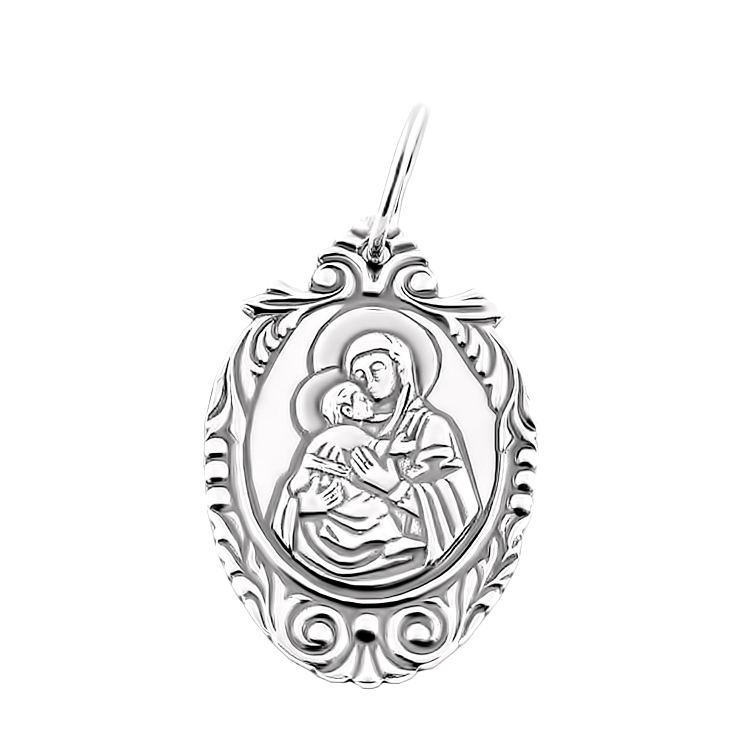 

Серебряная ладанка Meridian 925 пробы с чернением (Л0026ч)