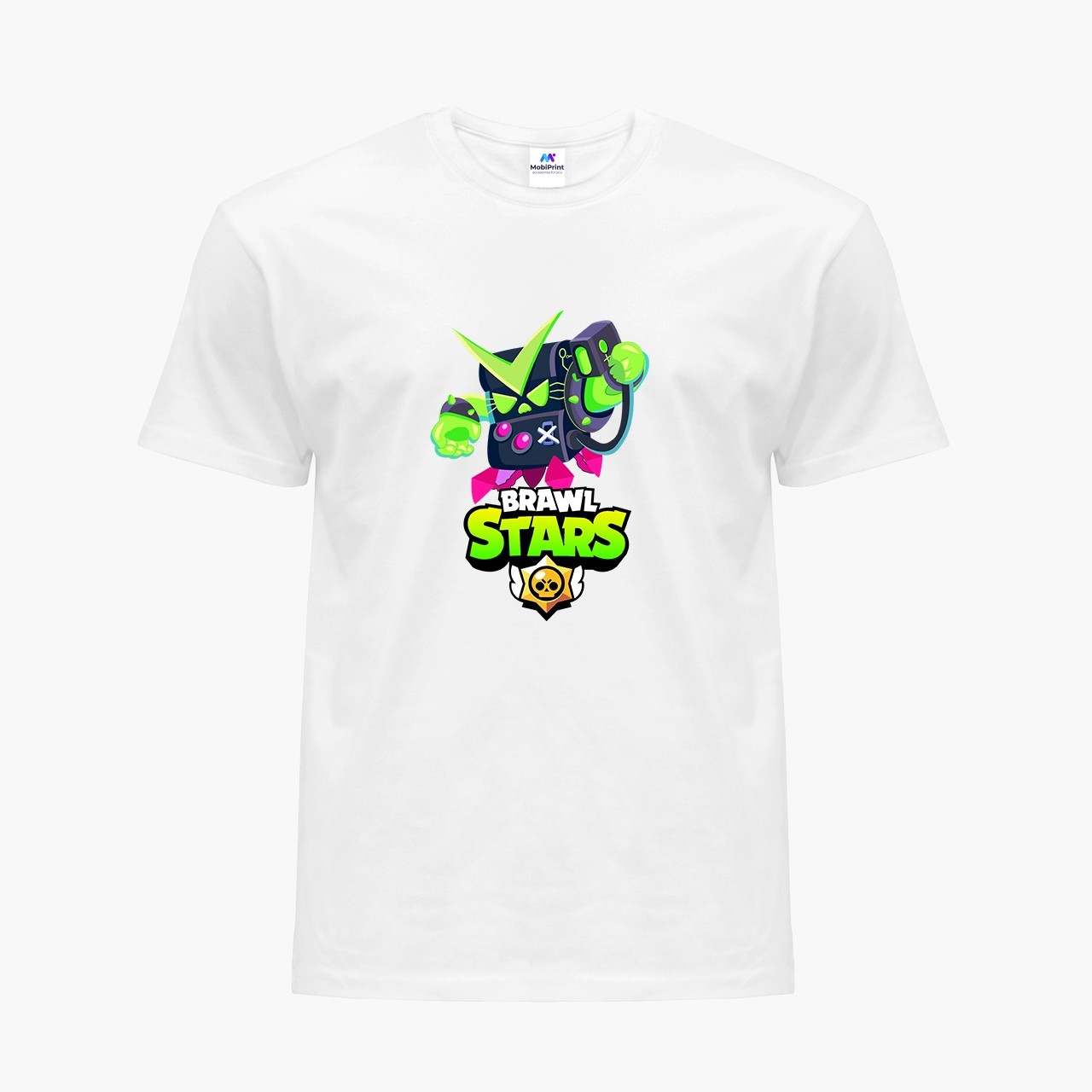 

Детская футболка Бравл Старс Вирус (Brawl Stars Virus) (9224-1058) 146-152 см Хлопок Белый